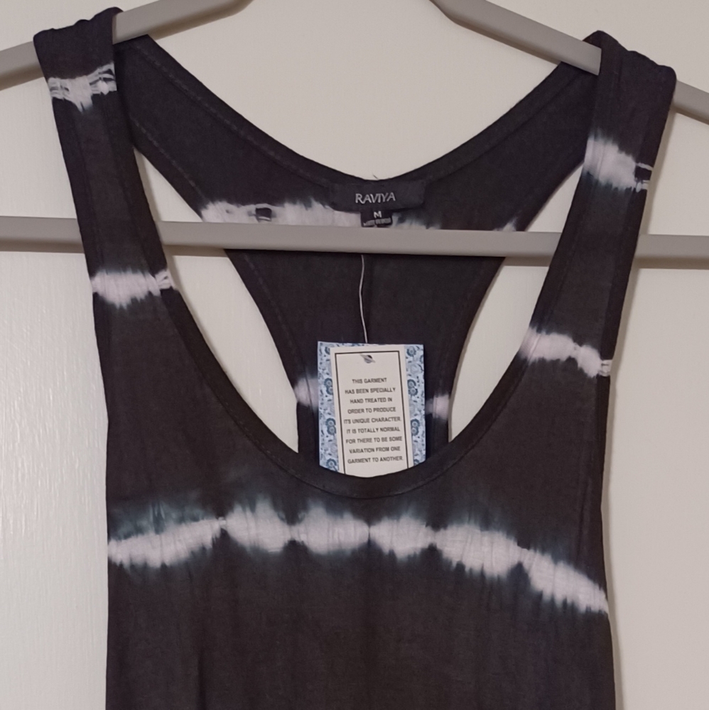 Racer Back Fringe Dress by Ravita with Tags